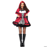 WOMEN'S GOTHIC RED RIDING HOOD COSTUME - Halloween Outfit Cosplay Party