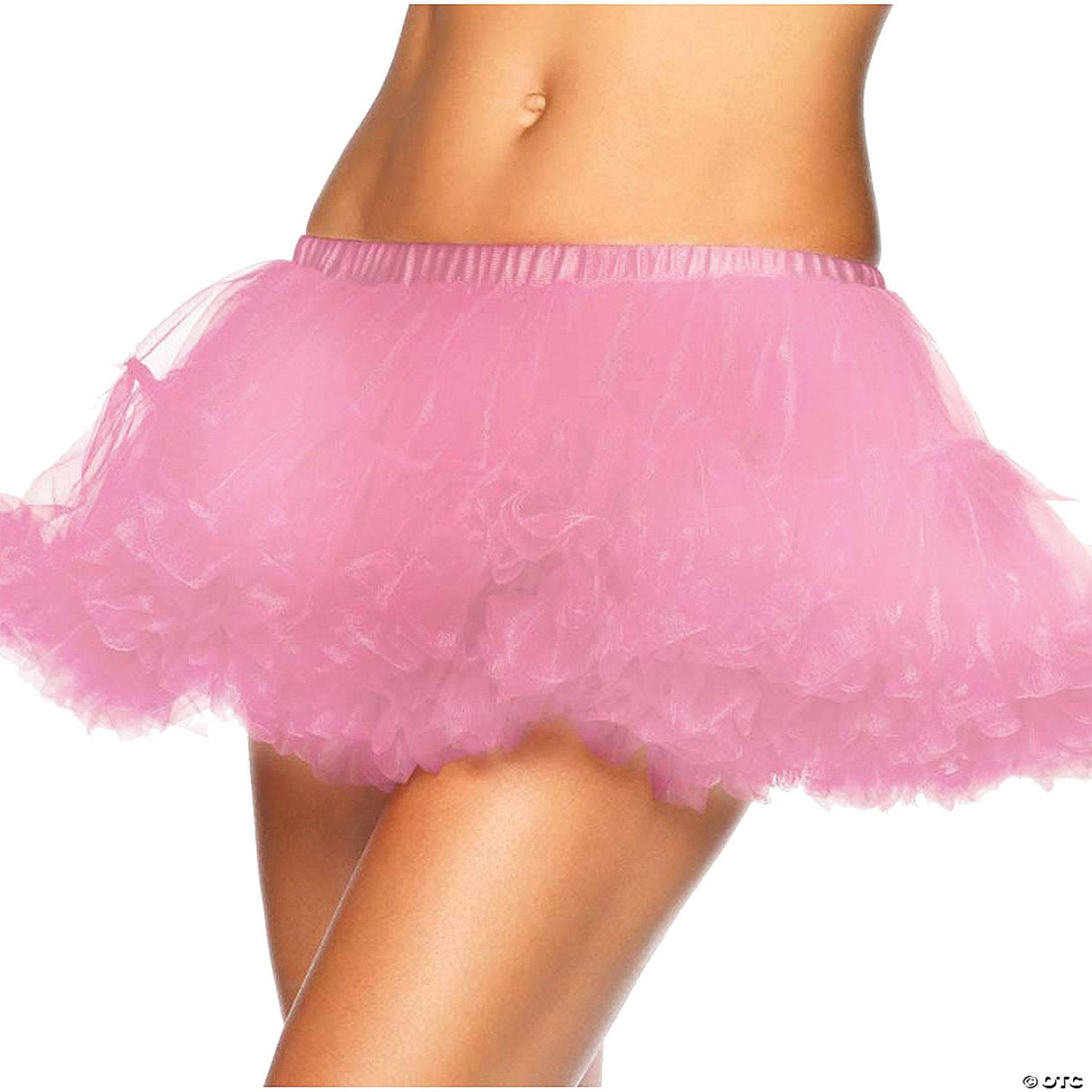 Red Puffy Chiffon Mini Petticoat Halloween Costume Accessory Skirt