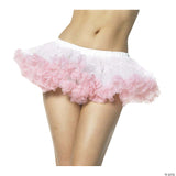 PUFFY CHIFFON MINI PETTICOAT-RED