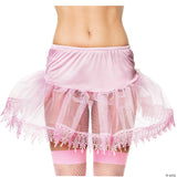 White Teardrop Lace Petticoat Skirt – Halloween Costume Dress Up