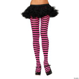Striped Stockings Halloween Costume Tights – Black & White Pattern