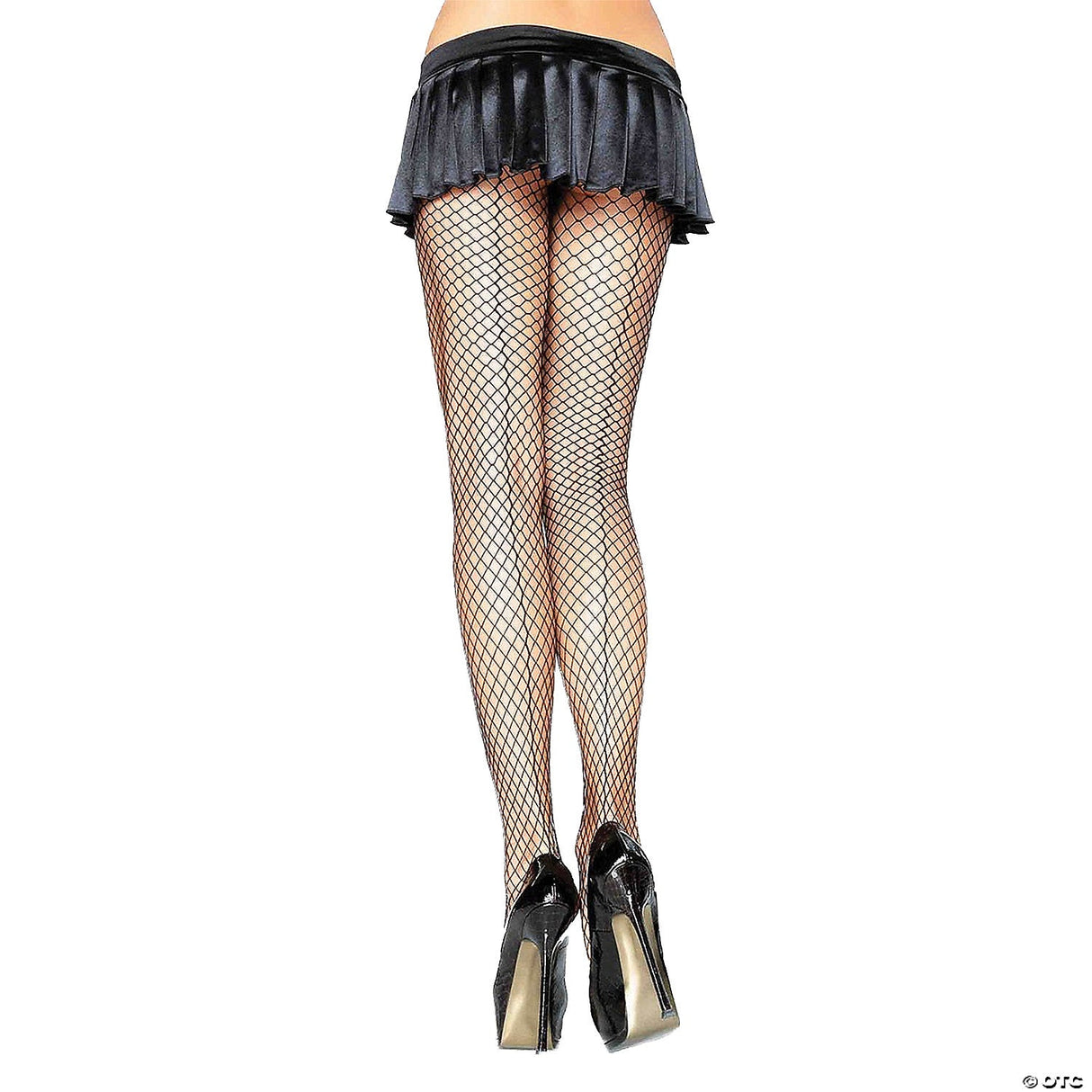 Black Pantyhose Net with Seam – Halloween Costume Stockings