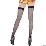 Fishnet Seamed Thigh High Stockings – Halloween Costume Hosiery