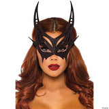 Adults Glitter Devil Mask - Halloween Costume Mask Dress Up Party Accessory
