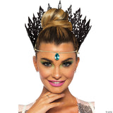 Adult Gold Glitter Die Cut Crown – Royal Halloween Costume Accessory