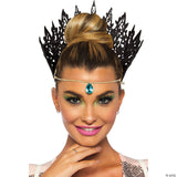 Adult Gold Glitter Die Cut Crown – Royal Halloween Costume Accessory