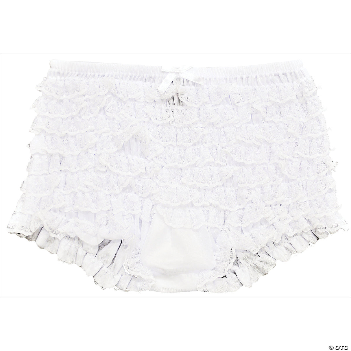 RUFFLED SHORTS-WHITE