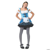 Teen Girl's Mushroom Alice Costume Small Medium 10-12 - Halloween Costume Dress