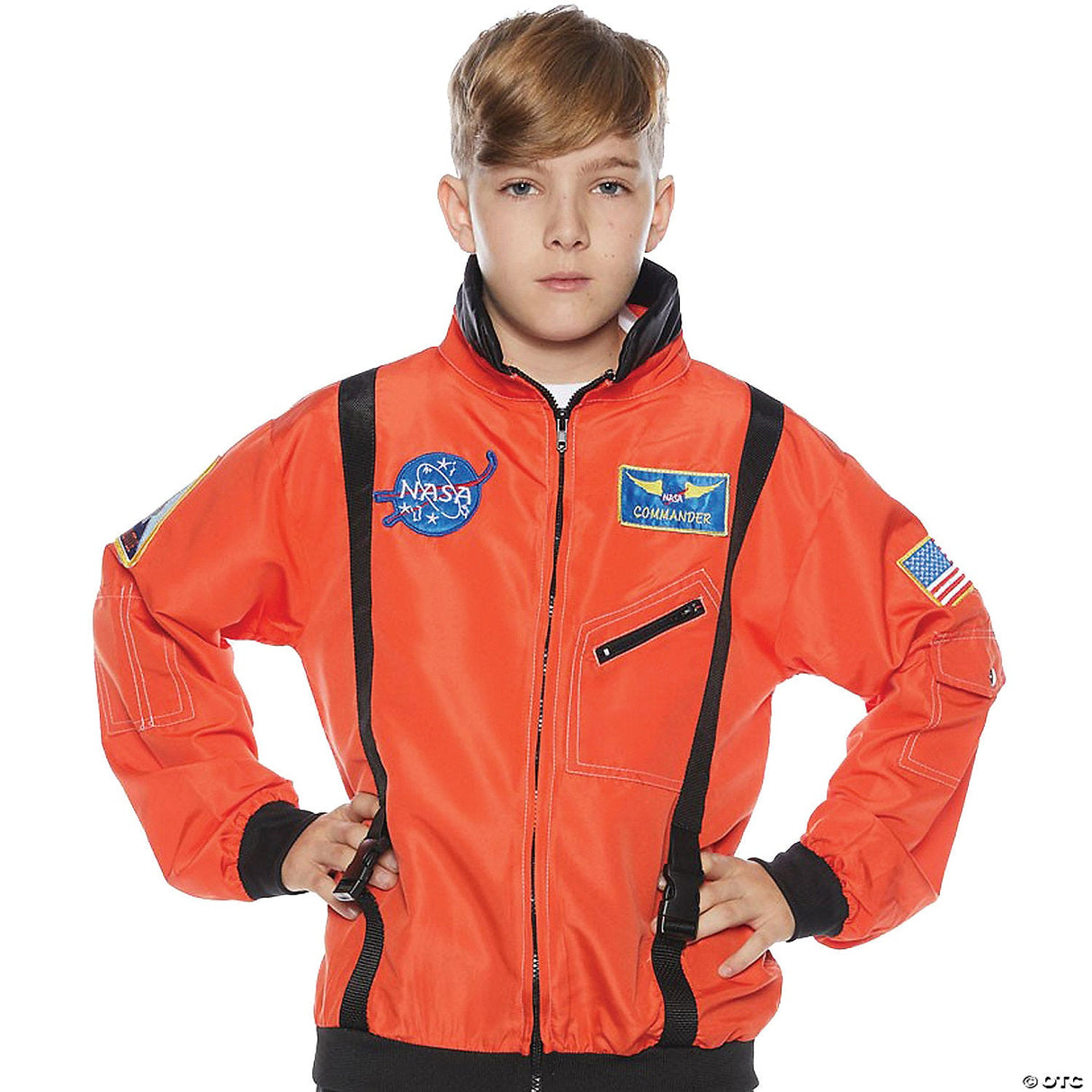 Astro Jacket Child White Size Small 4 – Kids Space Costume Coat Halloween