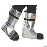 Kids White Astronaut Boot Tops