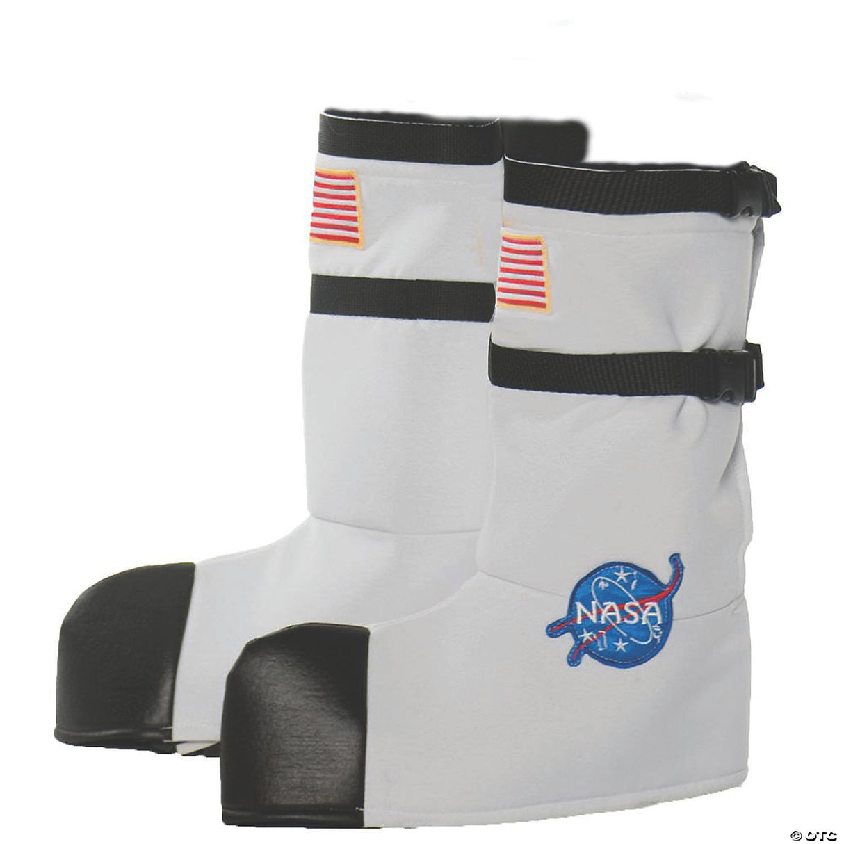 Kids White Astronaut Boot Tops