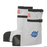 Kids White Astronaut Boot Tops
