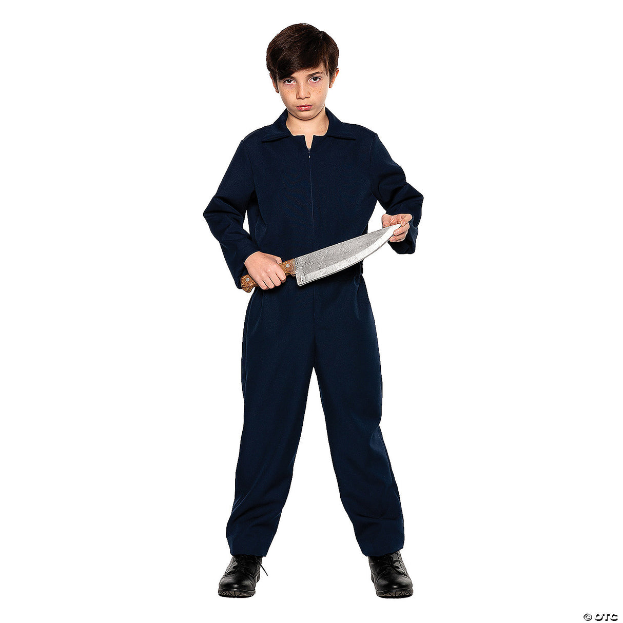 Kids Blue Horror Jumpsuit Costume Small 4-6