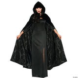 WM DELUXE VELVET CAPE RED BLACK