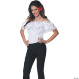 Senorita Blouse Adult XXL – Spanish Flamenco Halloween Costume Fiesta Outfit