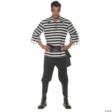 ADULT BLACK AND RED PIRATE SET