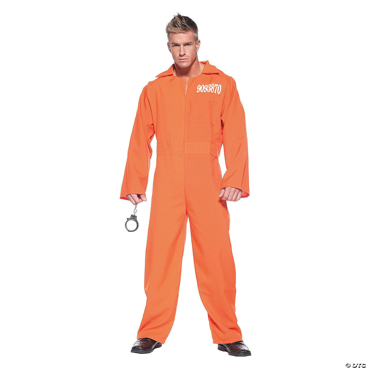 Men's Orange Prison Jumpsuit Costume