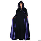 MN VELVET CAPE ALL BLACK