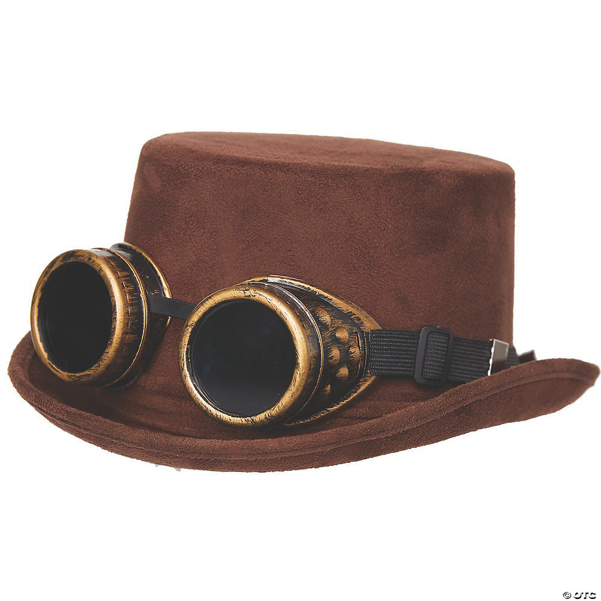 Faux Suede Hat With Goggles-ad