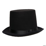 FELT TOP HAT ADULT-BLACK