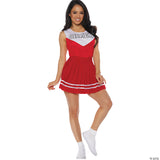 WOMEN'S CHEERLEADER COSTUME BLUE XL