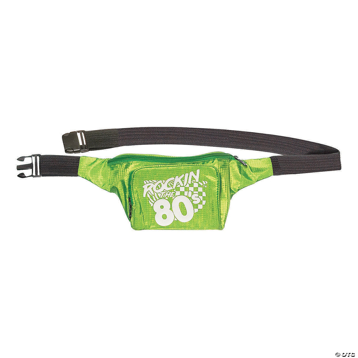 Adults Green 80's Fanny Pack