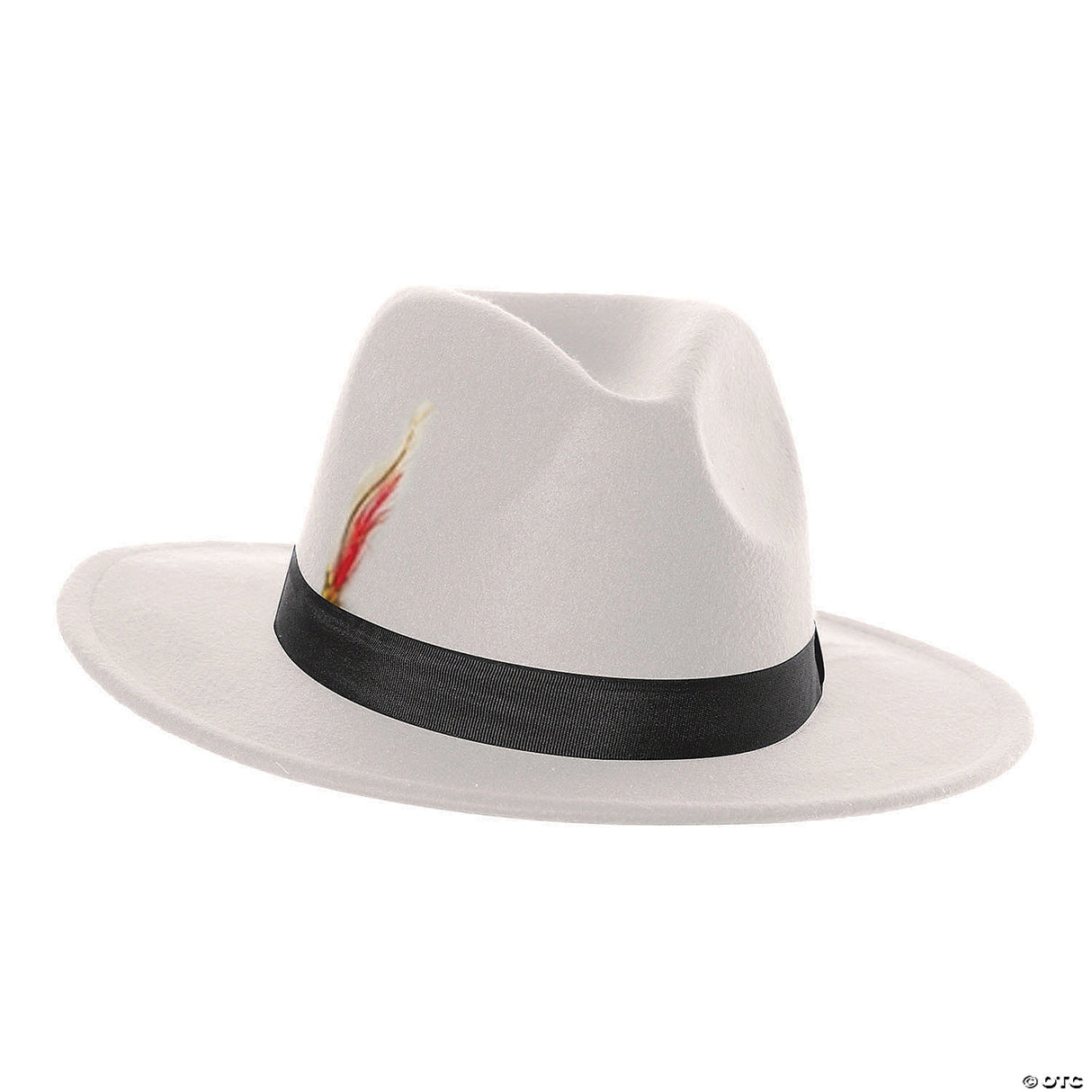 Adults White Fedora Hat