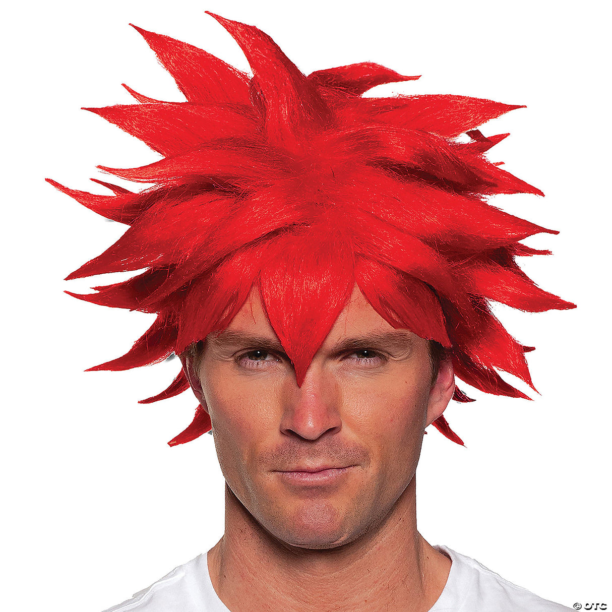 Adults Red Spikey Anime Wig