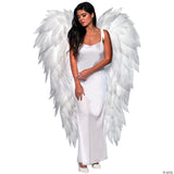 58" Full Length Featherless White Angel Wings
