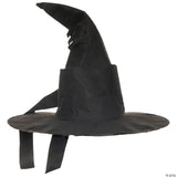 Adults Black Curved Wizard Hat