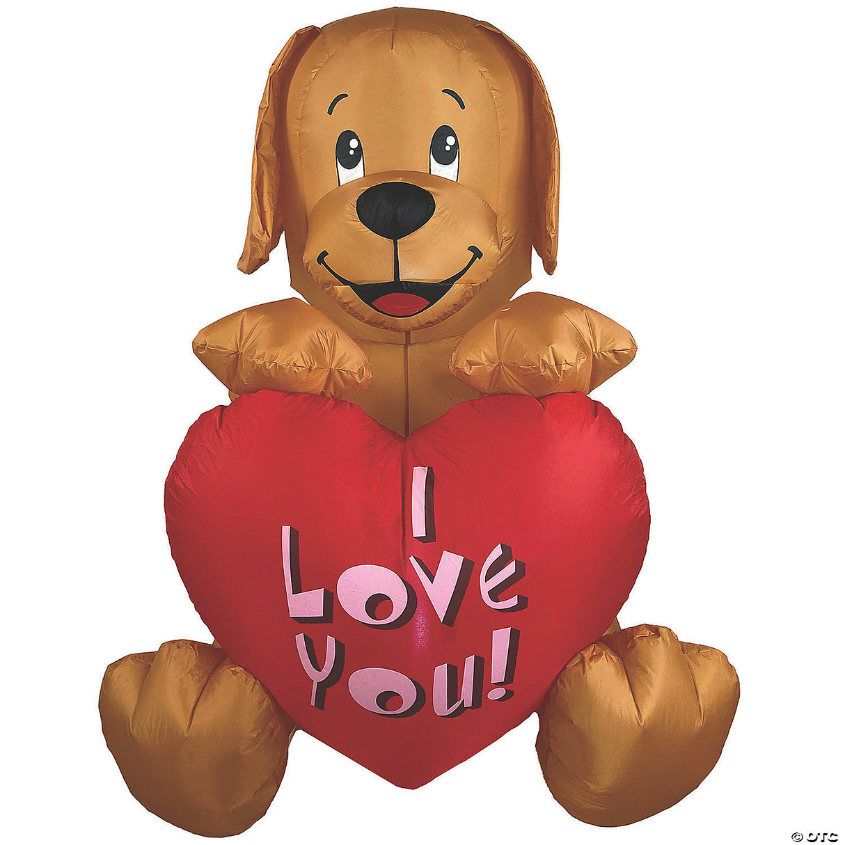 4 Ft. I Luv U Puppy Inflatable Outdoor Yard Decoration